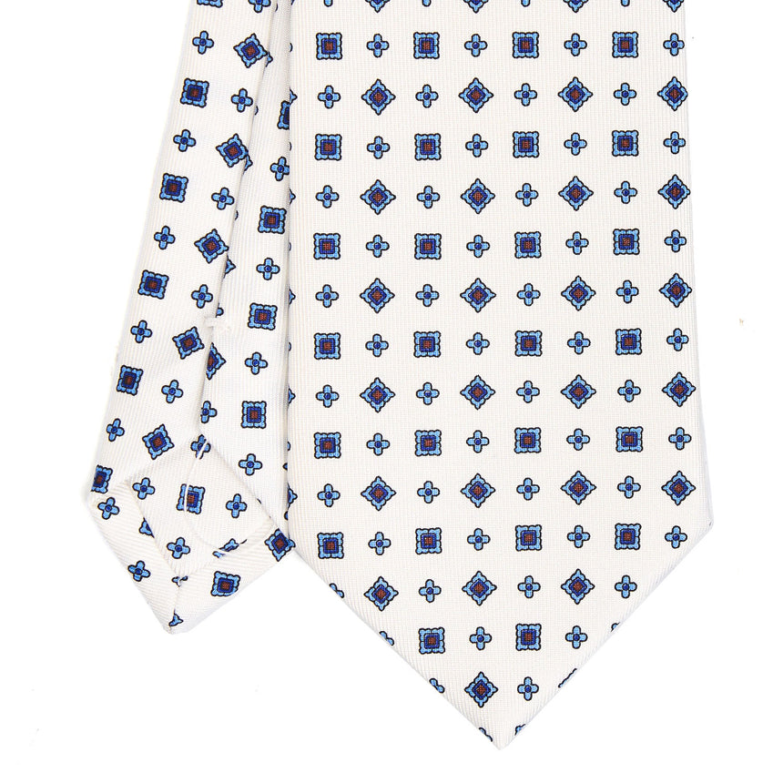 WHITE CLASSIC SILK TIE