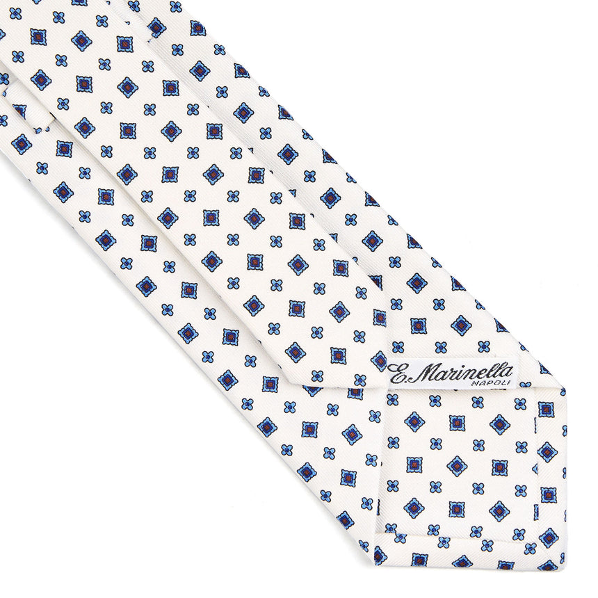 WHITE CLASSIC SILK TIE