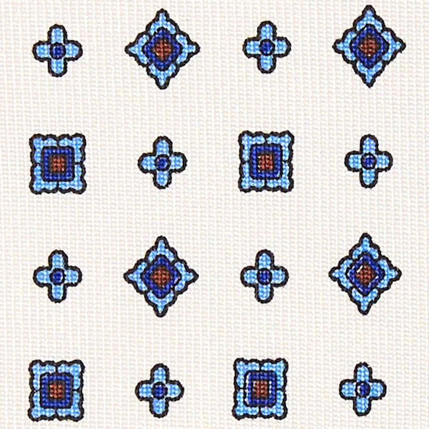 WHITE CLASSIC SILK TIE