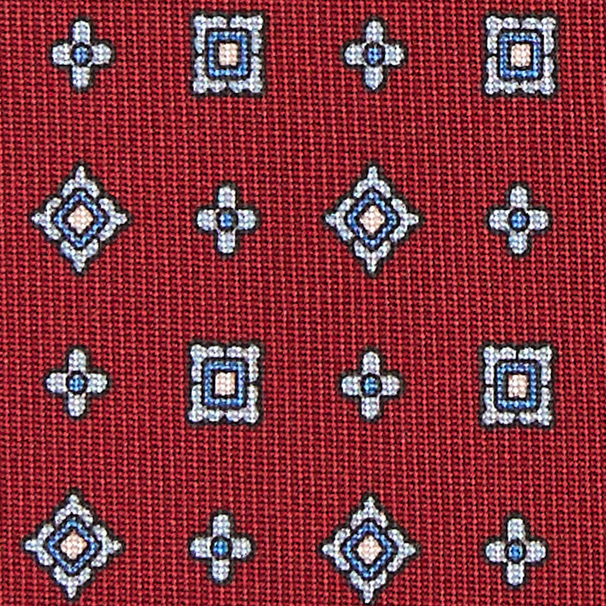 CRAVATTA SARTORIALE CLASSICA IN SETA BORDEAUX