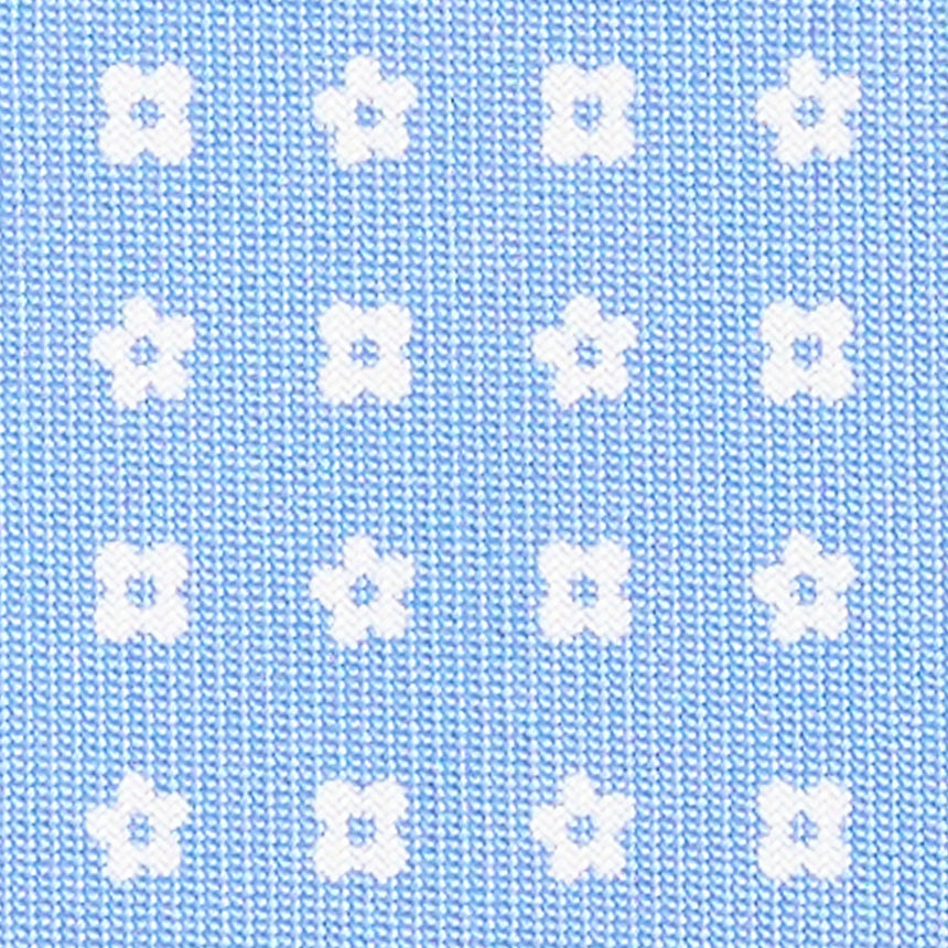 CRAVATTA SARTORIALE CLASSICA IN SETA AZZURRA