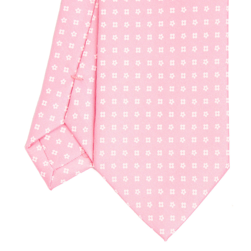 CRAVATTA SARTORIALE CLASSICA IN SETA ROSA