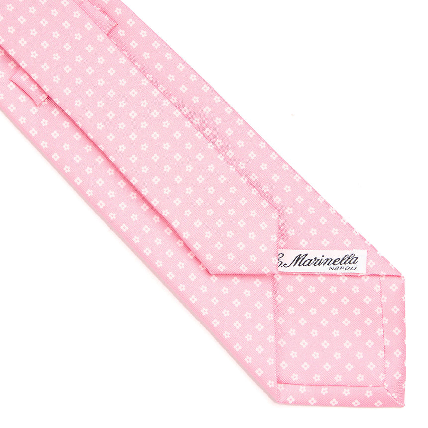 CRAVATTA SARTORIALE CLASSICA IN SETA ROSA