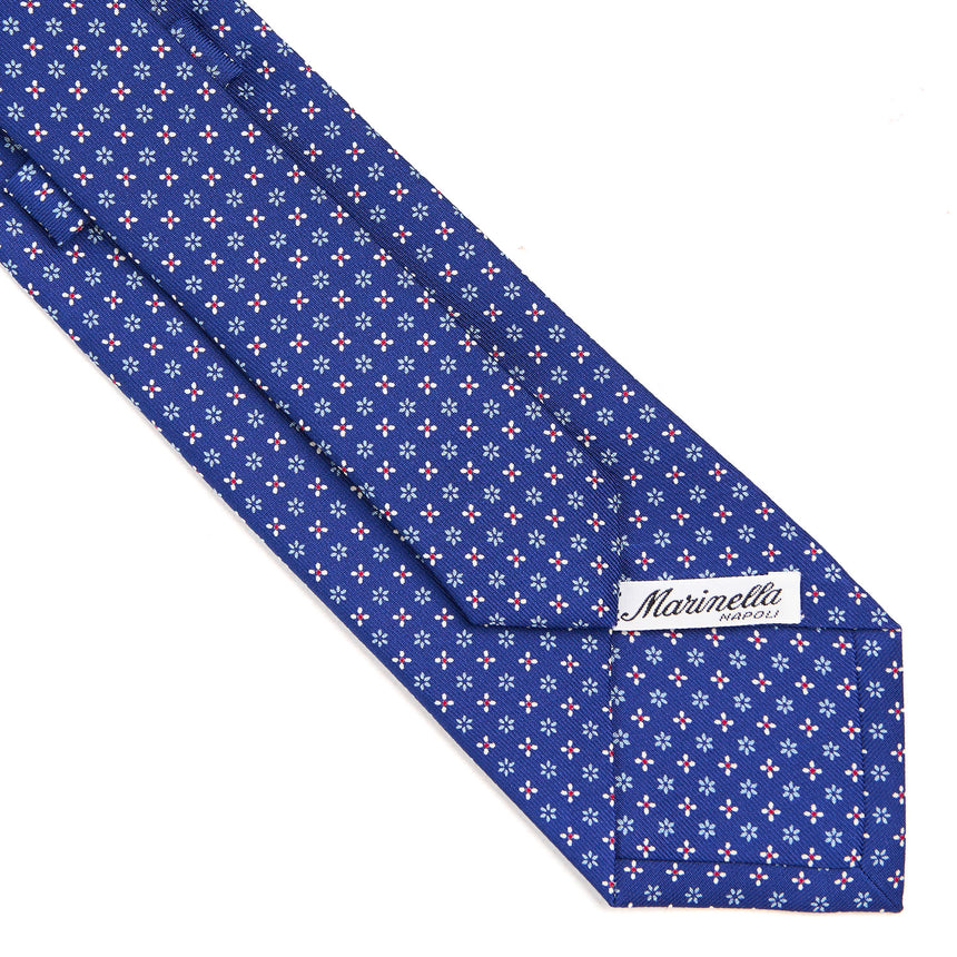 CRAVATTA SARTORIALE CLASSICA IN SETA BLU
