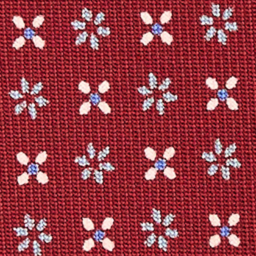 BURGUNDY CLASSIC SILK TIE