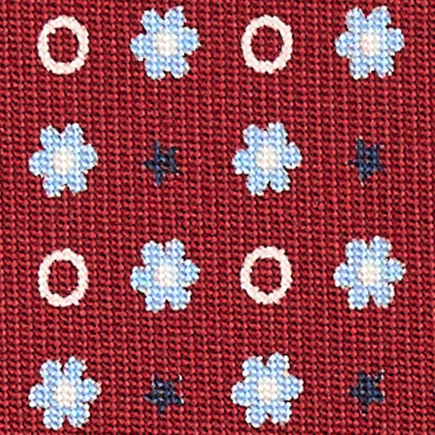 CRAVATTA SARTORIALE CLASSICA IN SETA BORDEAUX