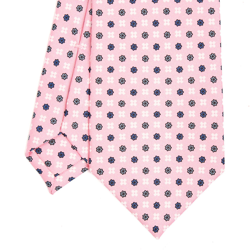 CRAVATTA SARTORIALE CLASSICA IN SETA ROSA