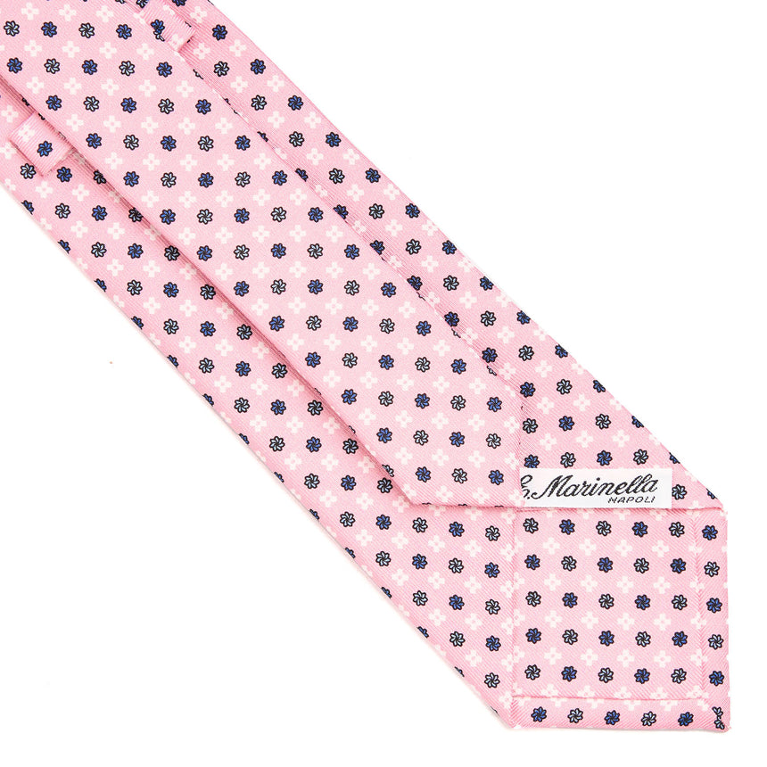CRAVATTA SARTORIALE CLASSICA IN SETA ROSA