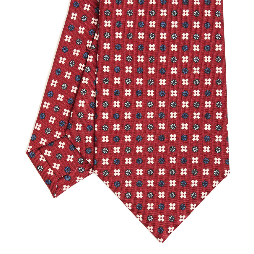 CRAVATTA SARTORIALE CLASSICA IN SETA BORDEAUX