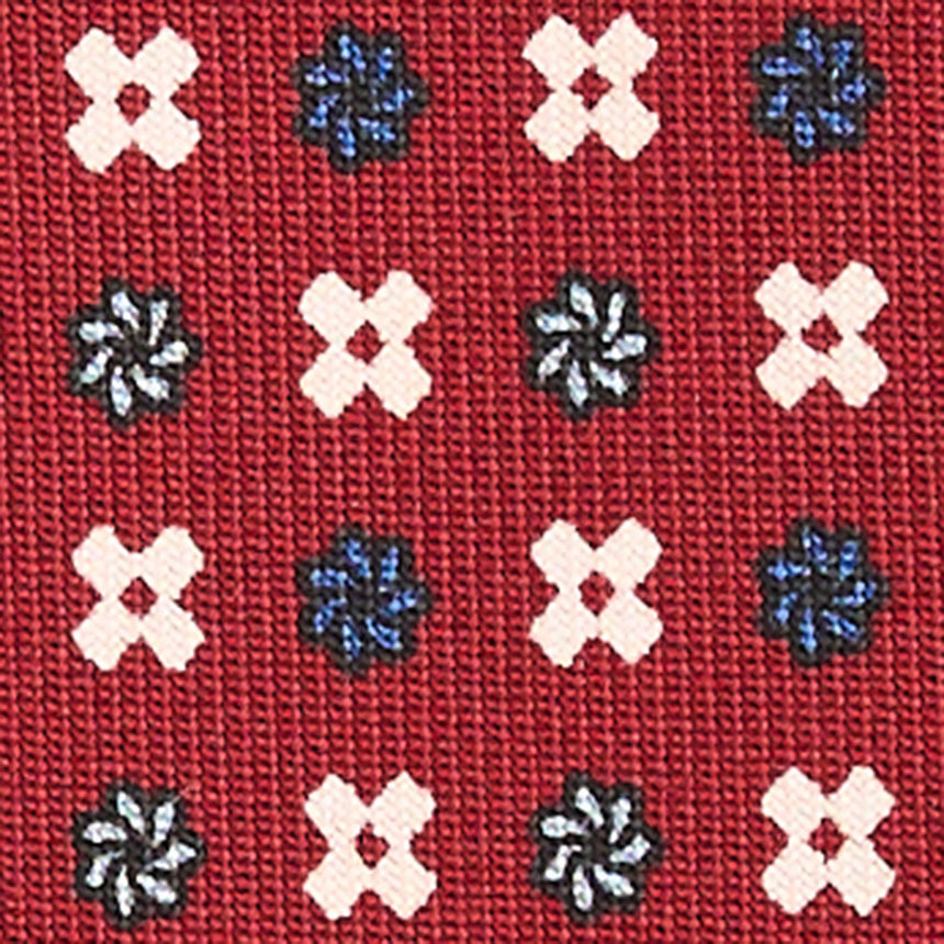 CRAVATTA SARTORIALE CLASSICA IN SETA BORDEAUX