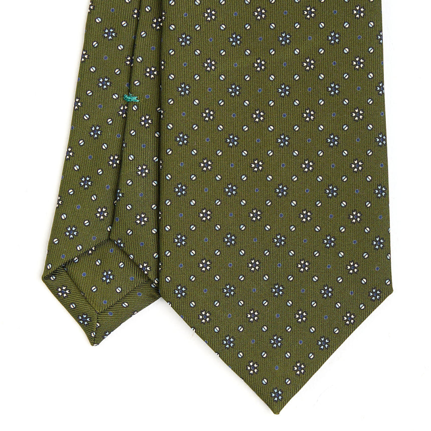 OLIVE GREEN CLASSIC SILK TIE