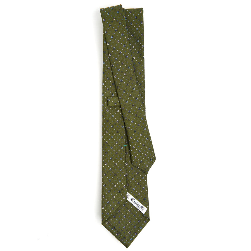 OLIVE GREEN CLASSIC SILK TIE
