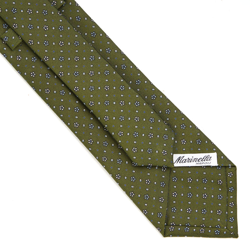 OLIVE GREEN CLASSIC SILK TIE