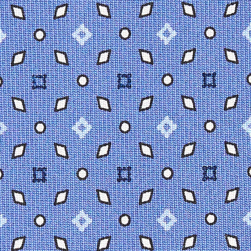CRAVATTA SARTORIALE CLASSICA IN SETA AZZURRO POLVERE