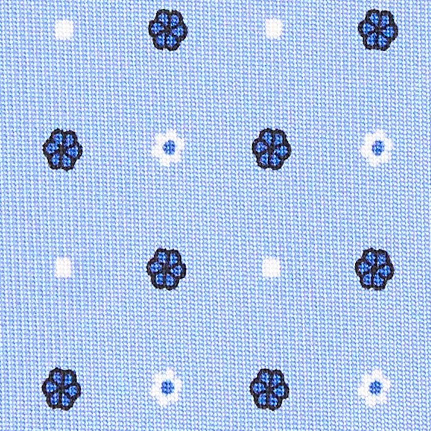 CRAVATTA SARTORIALE CLASSICA IN SETA AZZURRA