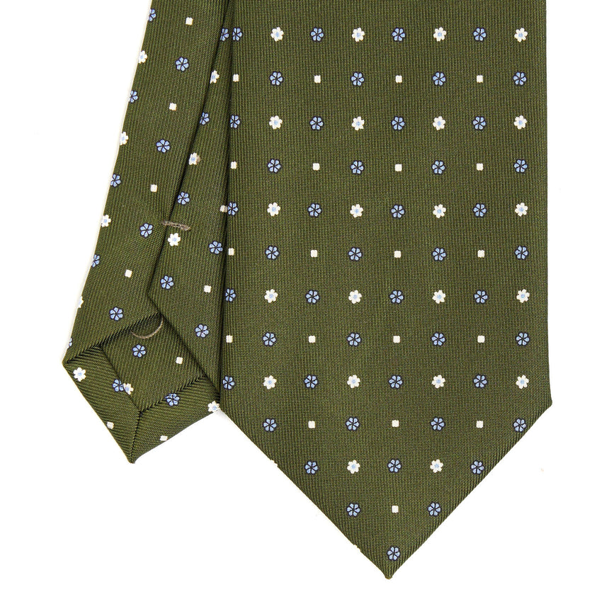 OLIVE GREEN CLASSIC SILK TIE