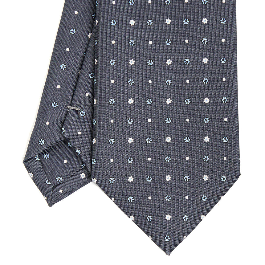 DARK GREY CLASSIC SILK TIE