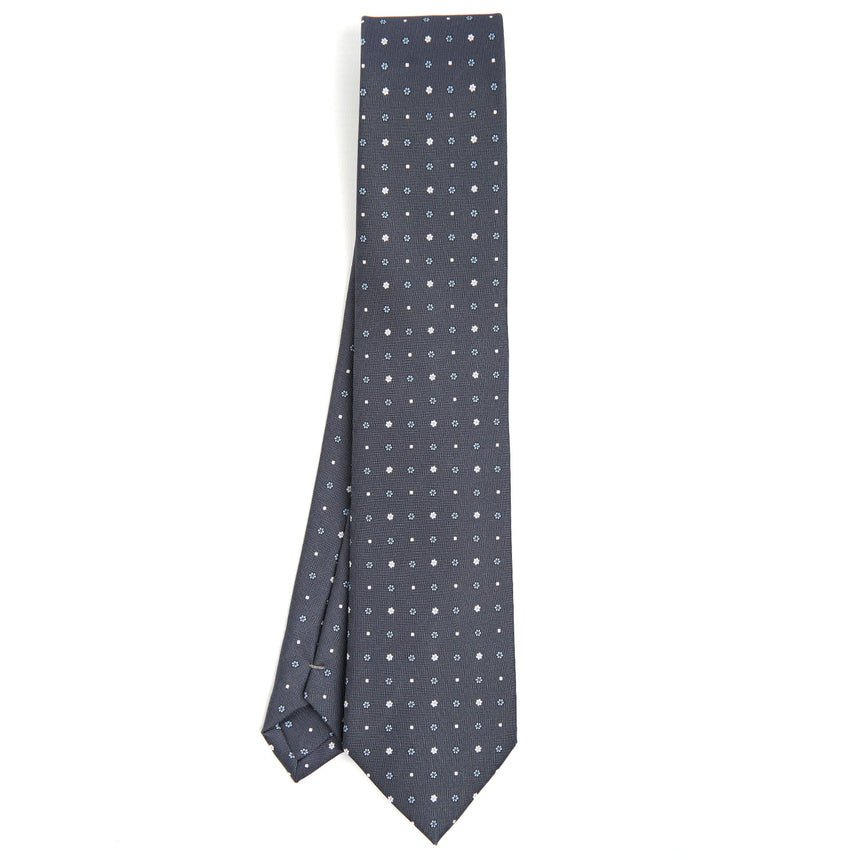 DARK GREY CLASSIC SILK TIE