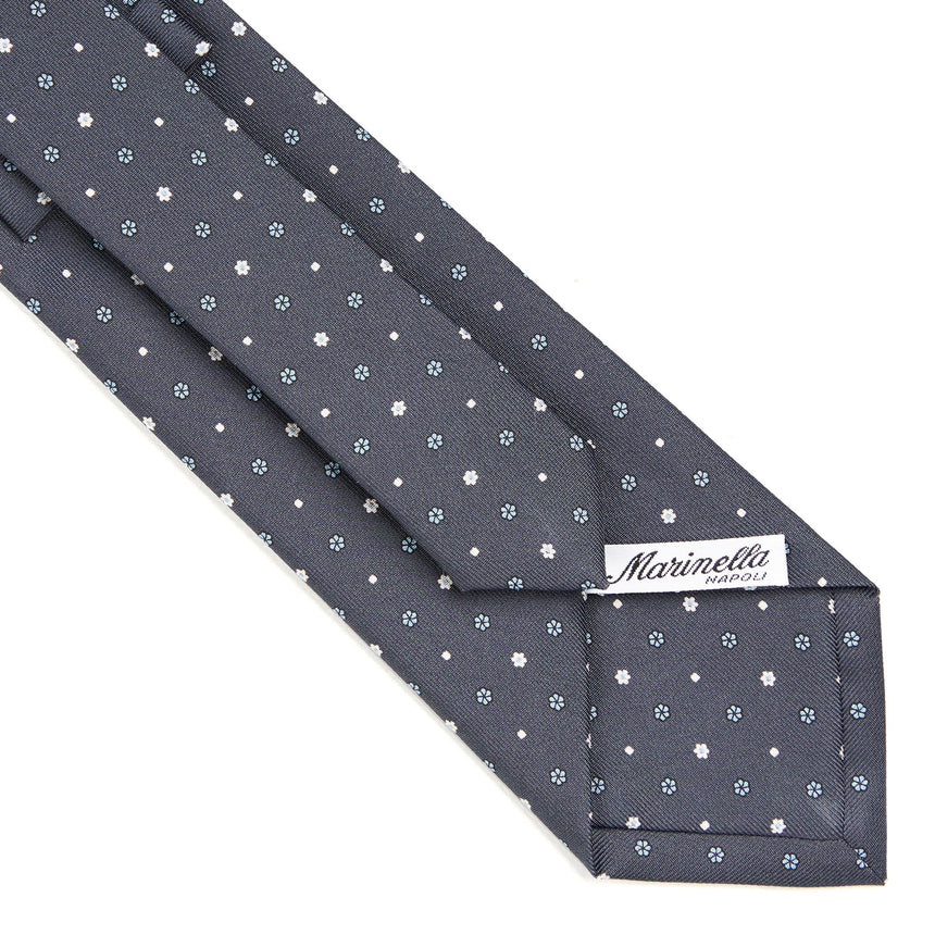 DARK GREY CLASSIC SILK TIE
