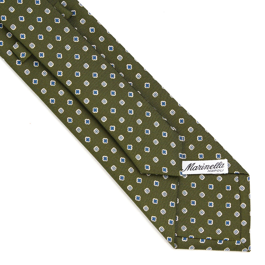 OLIVE GREEN CLASSIC SILK TIE