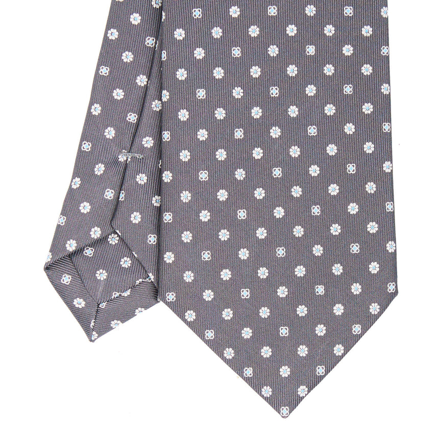 DARK GREY CLASSIC SILK TIE
