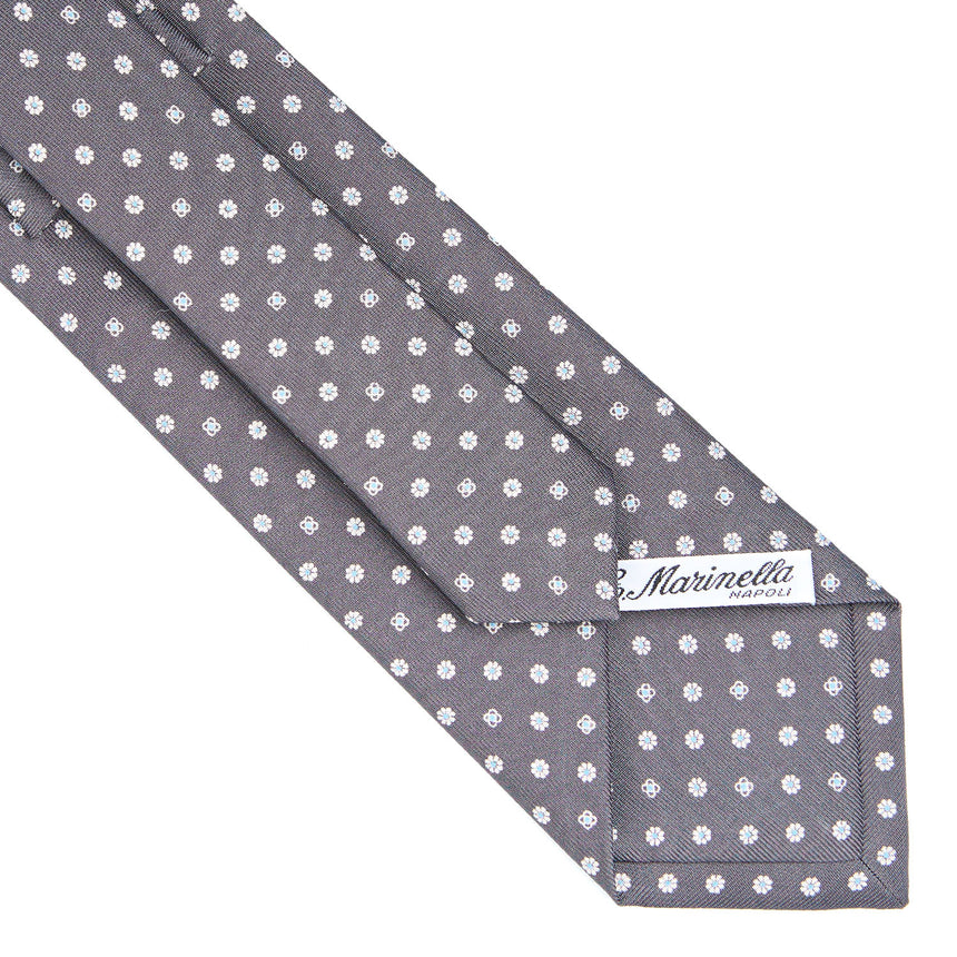 DARK GREY CLASSIC SILK TIE