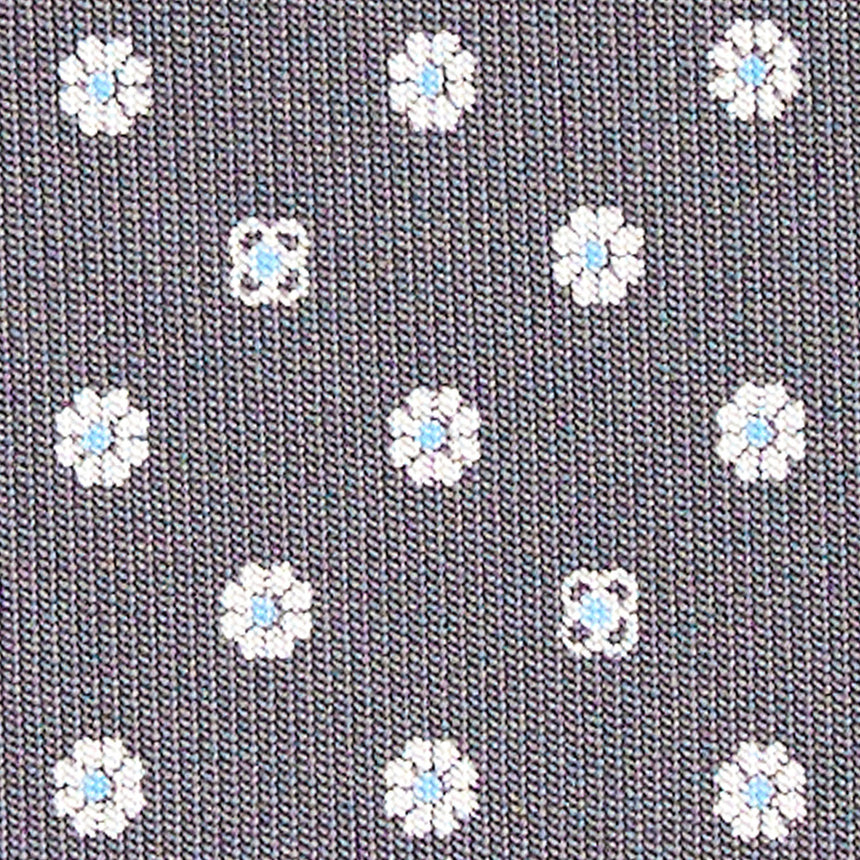 DARK GREY CLASSIC SILK TIE