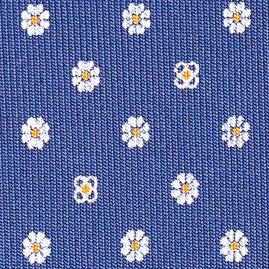 CRAVATTA SARTORIALE CLASSICA IN SETA BLU