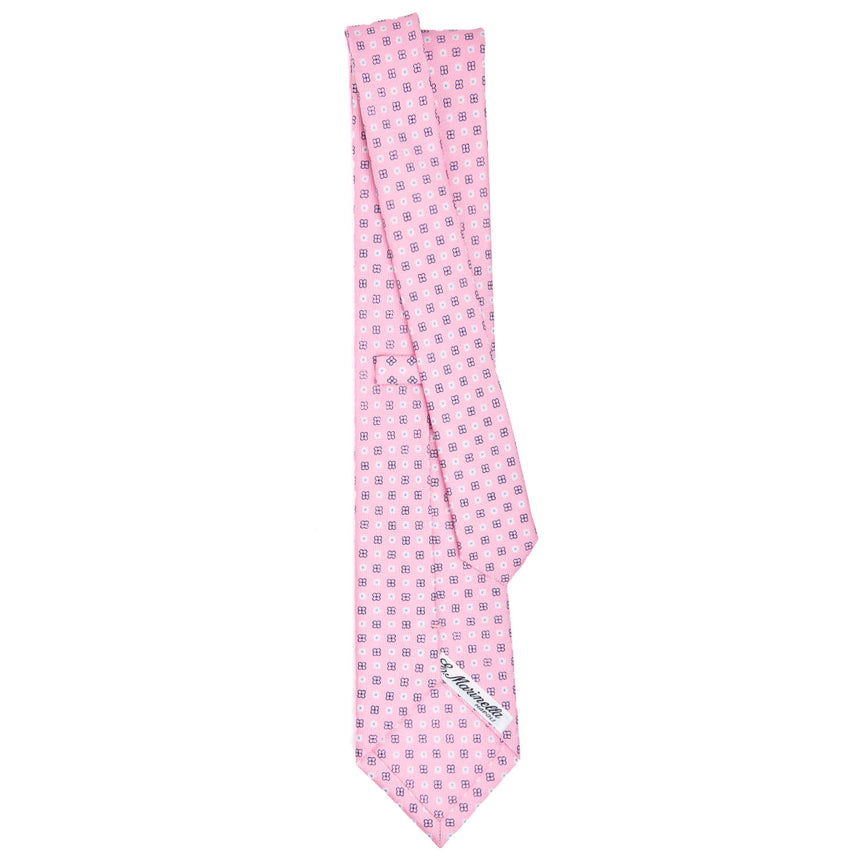 CRAVATTA SARTORIALE CLASSICA IN SETA ROSA