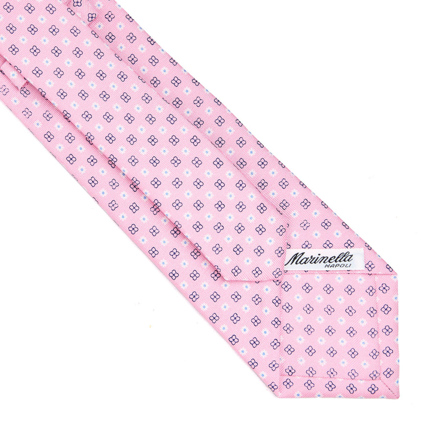 CRAVATTA SARTORIALE CLASSICA IN SETA ROSA