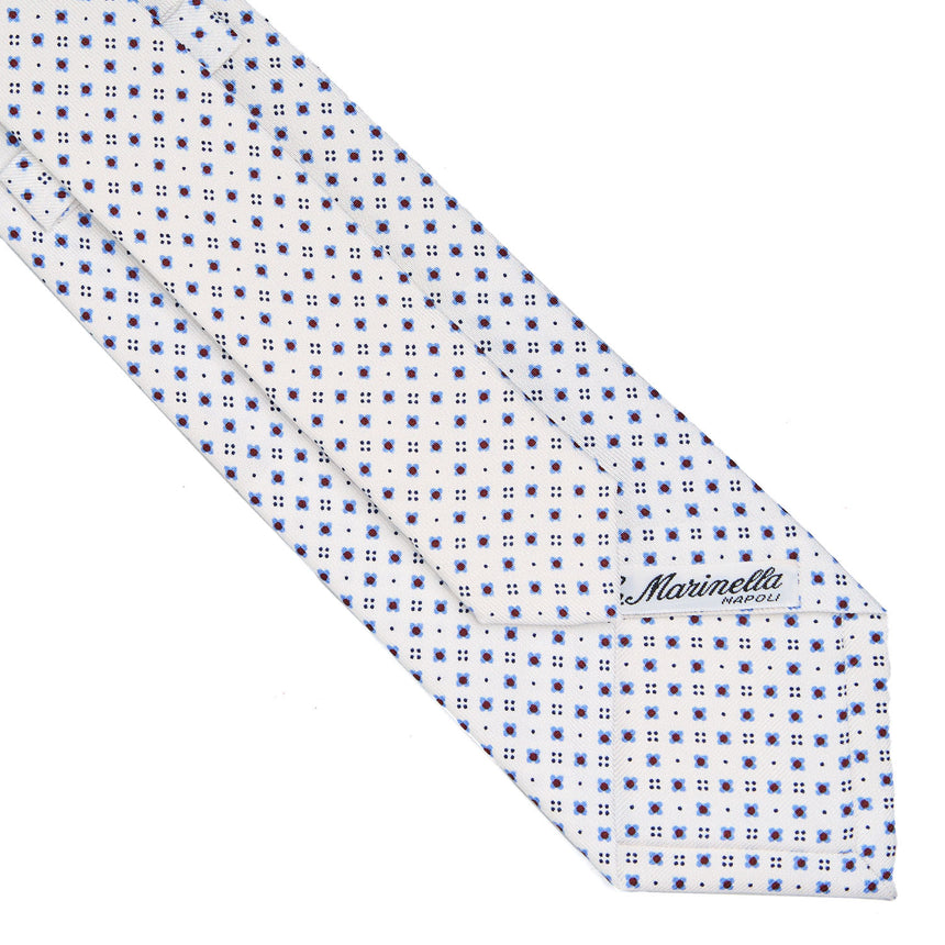 CRAVATTA SARTORIALE CLASSICA IN SETA BIANCA