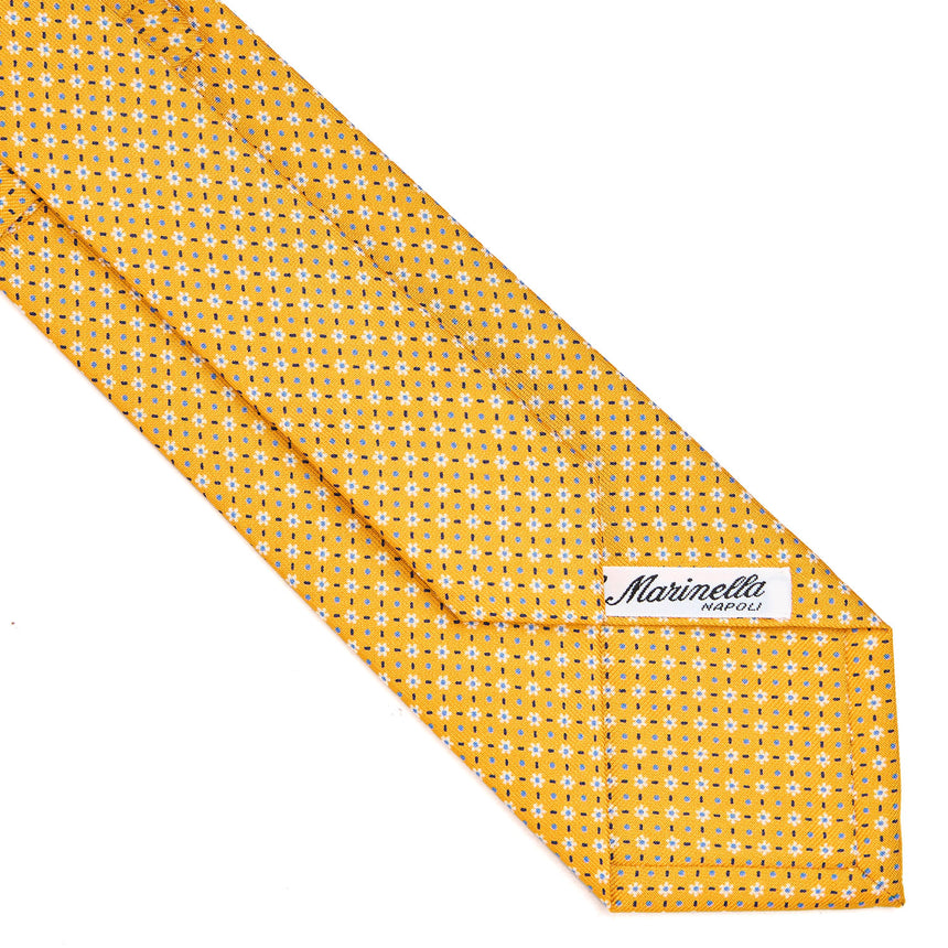 CRAVATTA SARTORIALE CLASSICA IN SETA GIALLA