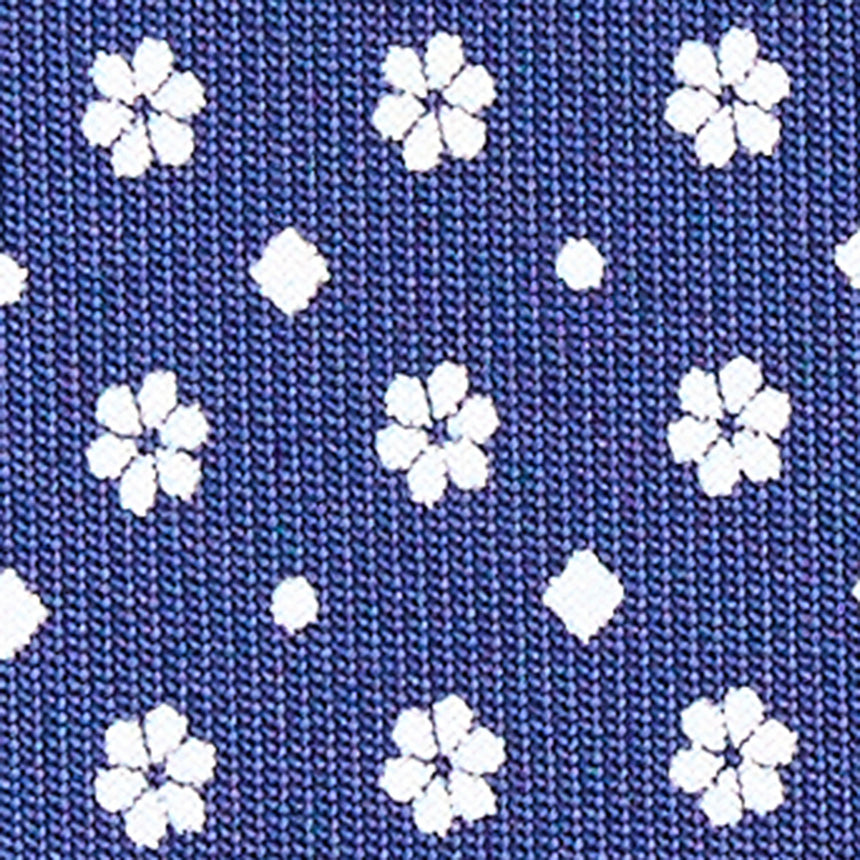 CRAVATTA SARTORIALE CLASSICA IN SETA BLU SCURO