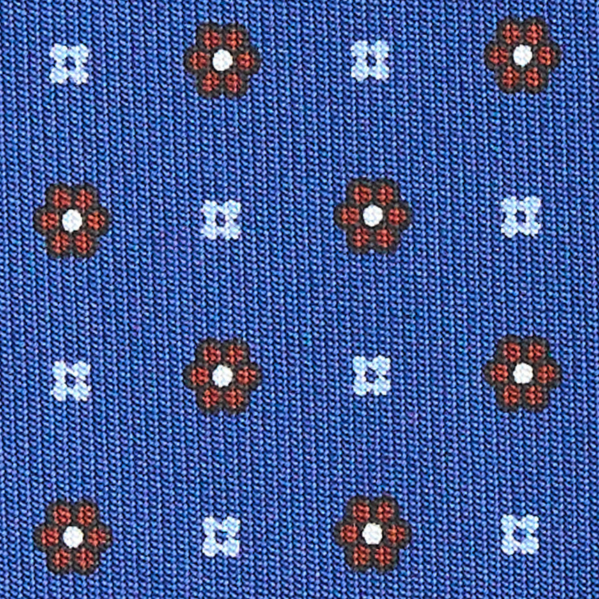 CRAVATTA SARTORIALE CLASSICA IN SETA BLU