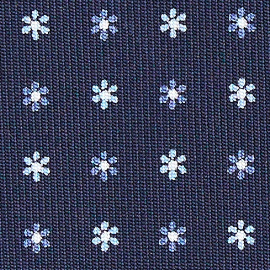 CRAVATTA SARTORIALE CLASSICA IN SETA BLU SCURO