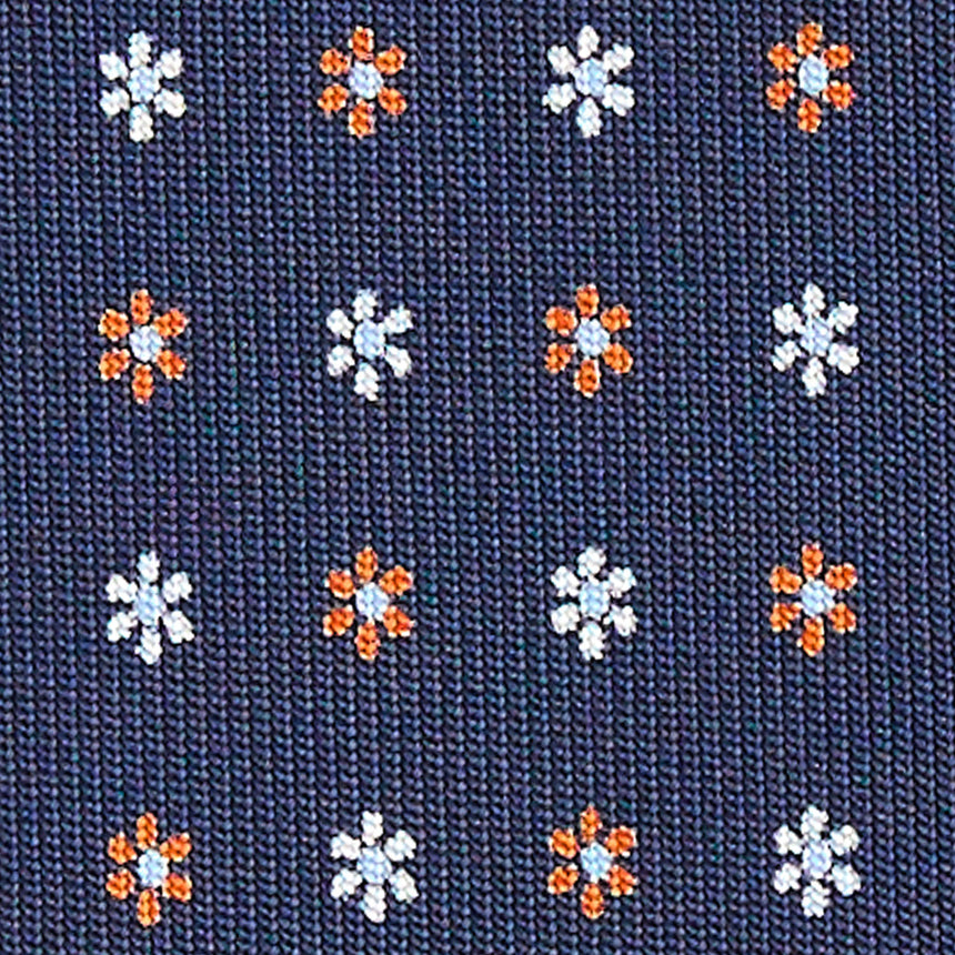 CRAVATTA SARTORIALE CLASSICA IN SETA BLU SCURO