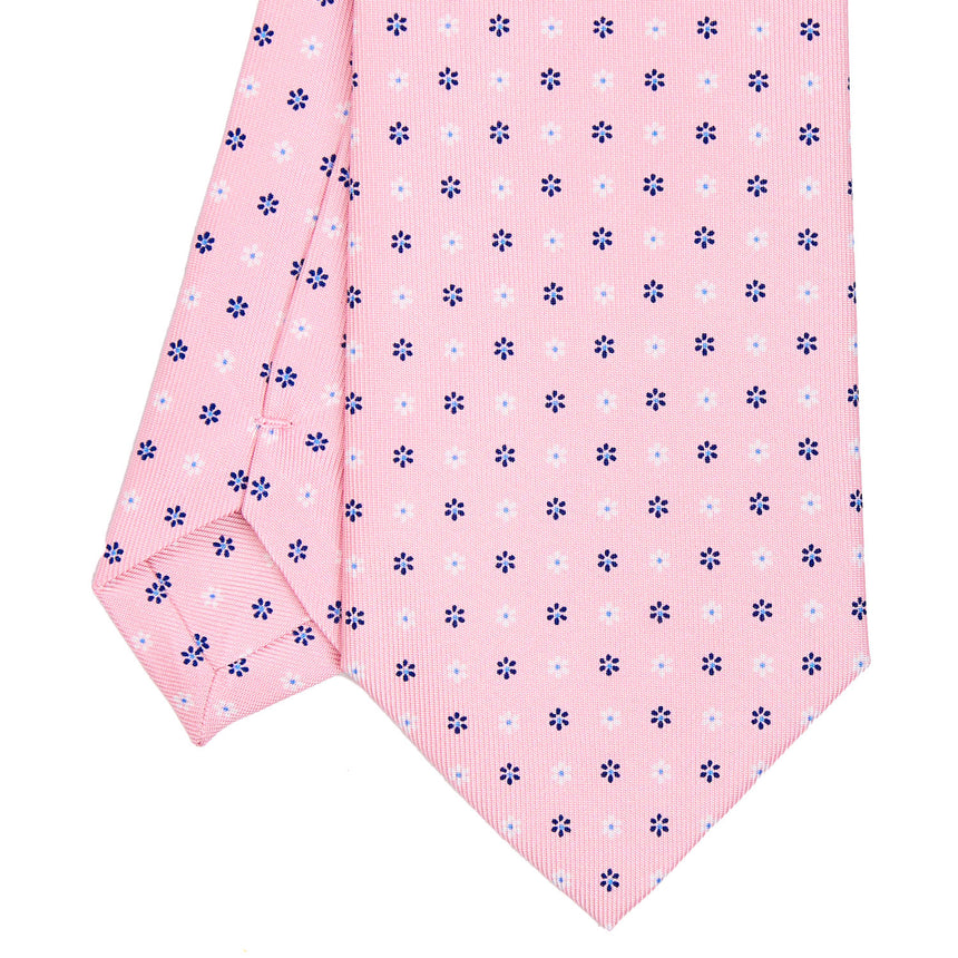 CRAVATTA SARTORIALE CLASSICA IN SETA ROSA
