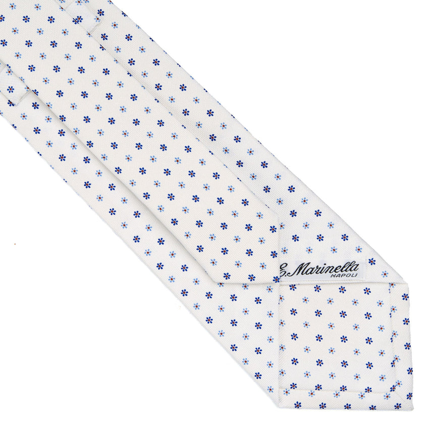 CRAVATTA SARTORIALE CLASSICA IN SETA BIANCA