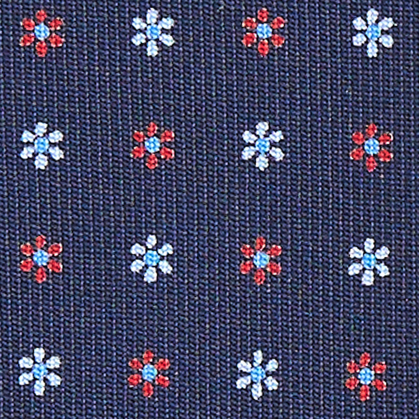 CRAVATTA SARTORIALE CLASSICA IN SETA BLU SCURO