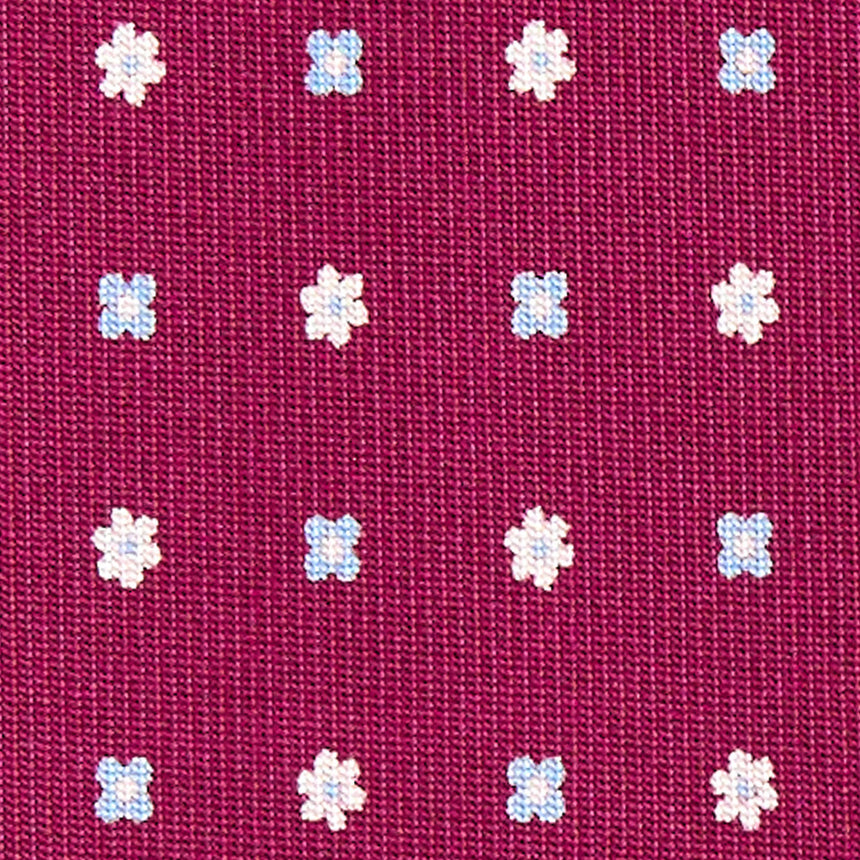 CRAVATTA SARTORIALE CLASSICA IN SETA BORDEAUX