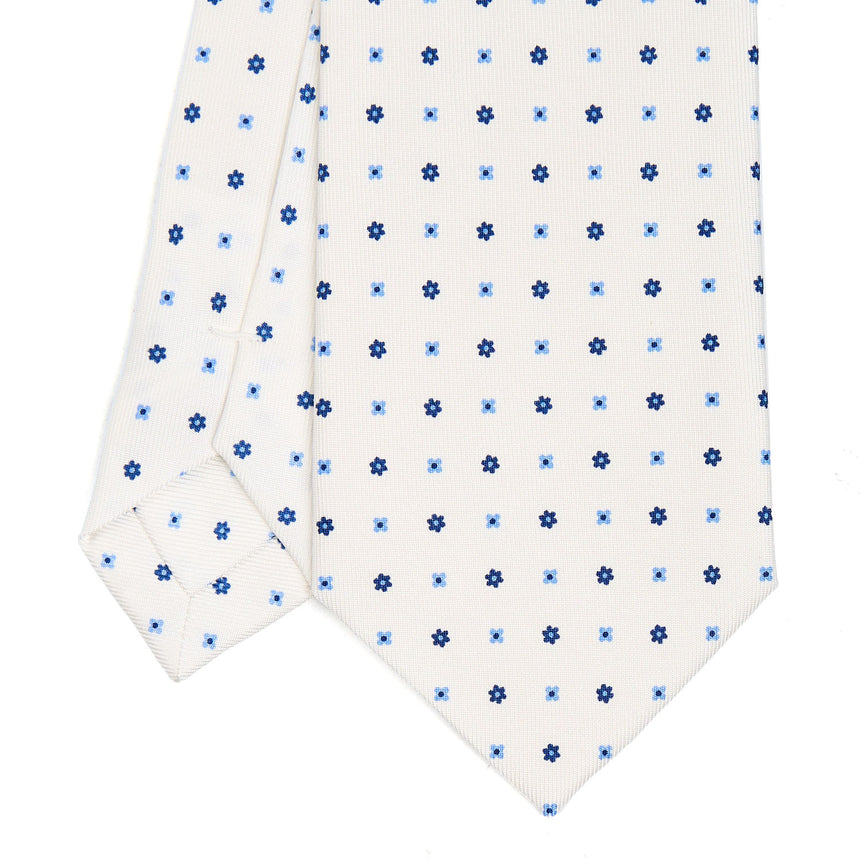 WHITE CLASSIC SILK TIE
