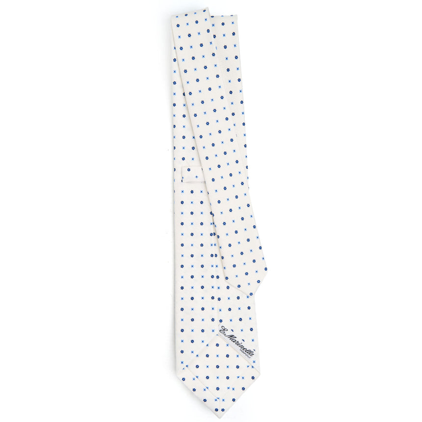 WHITE CLASSIC SILK TIE