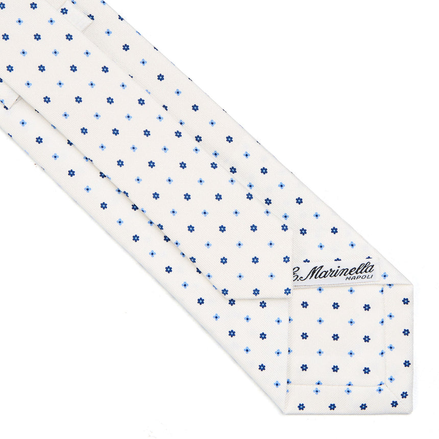 WHITE CLASSIC SILK TIE