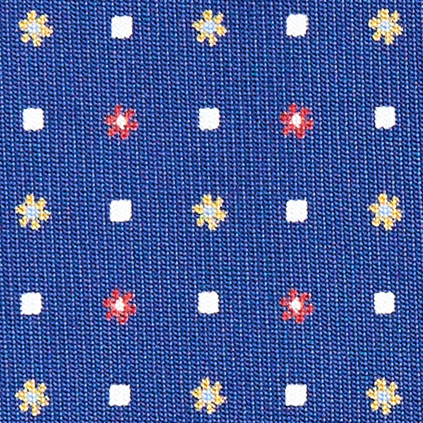 CRAVATTA SARTORIALE CLASSICA IN SETA BLU