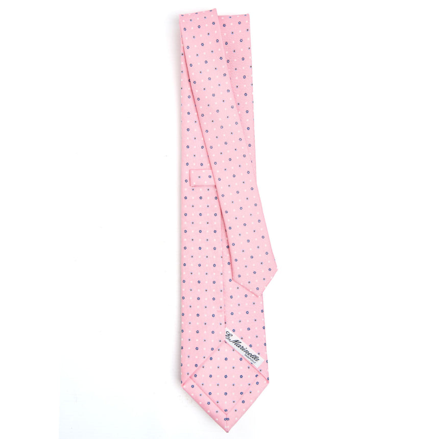 CRAVATTA SARTORIALE CLASSICA IN SETA ROSA