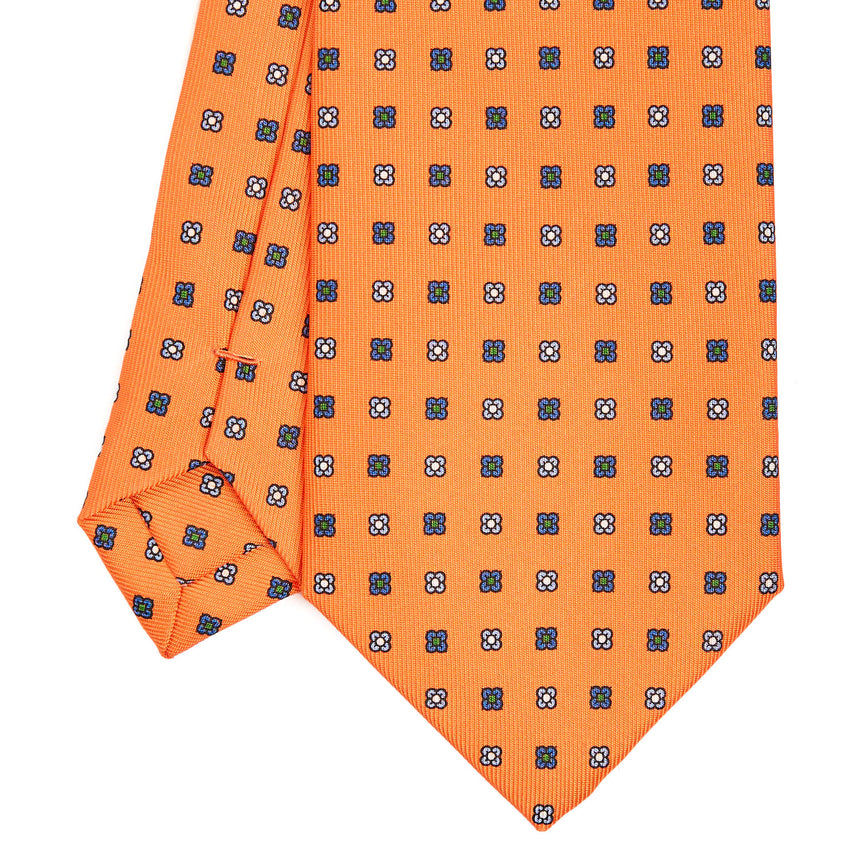 ORANGE CLASSIC SILK TIE