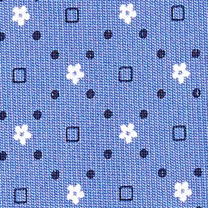 CRAVATTA SARTORIALE CLASSICA IN SETA AZZURRO POLVERE