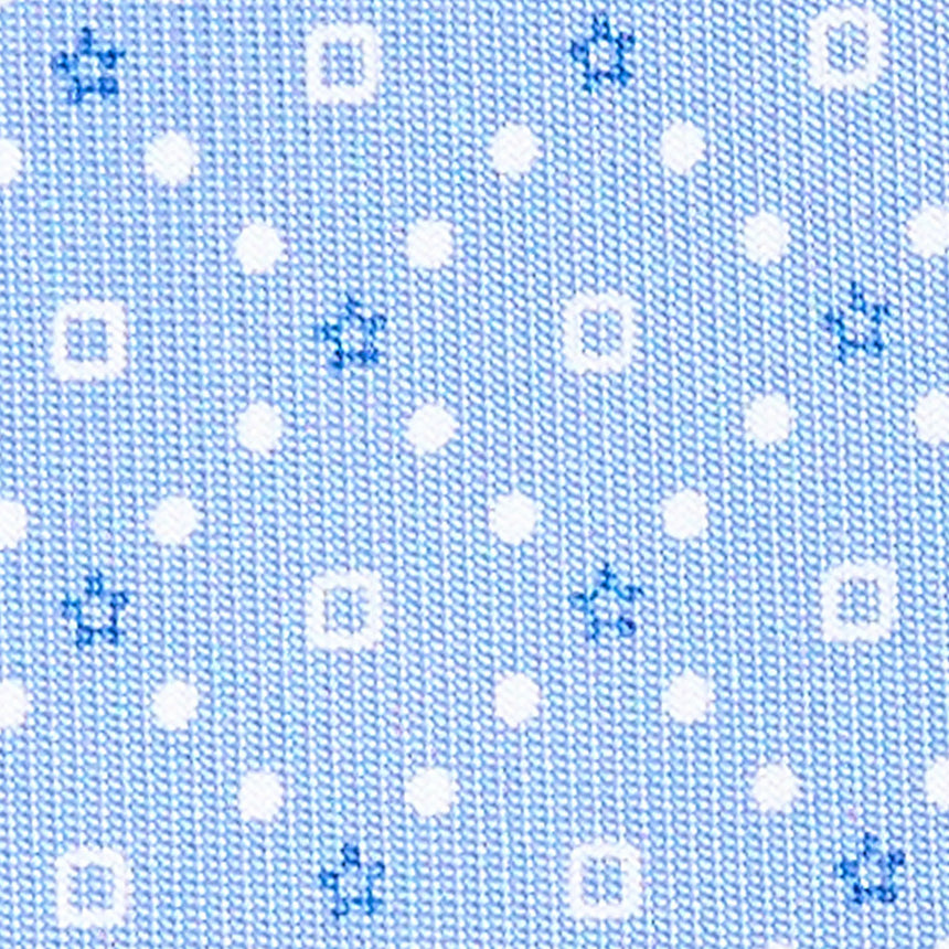 CRAVATTA SARTORIALE CLASSICA IN SETA AZZURRO