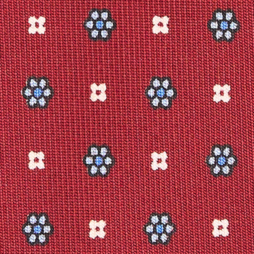 BURGUNDY CLASSIC SILK TIE