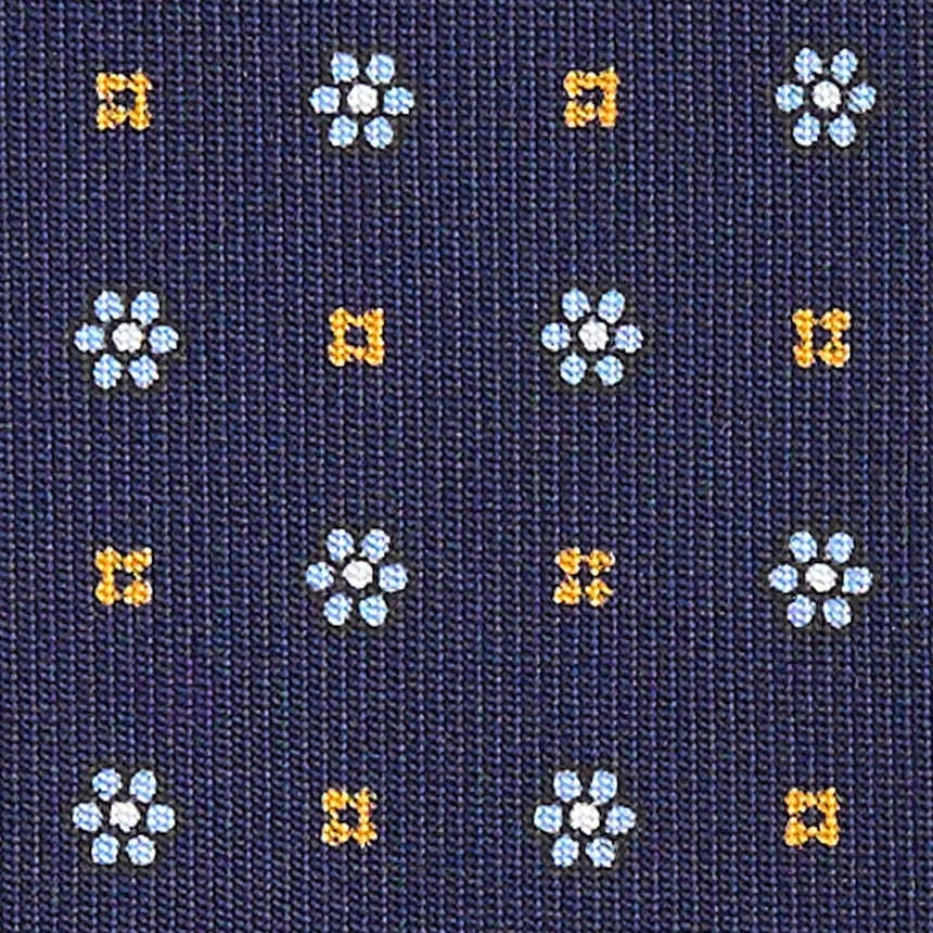 DARK BLUE CLASSIC SILK TIE